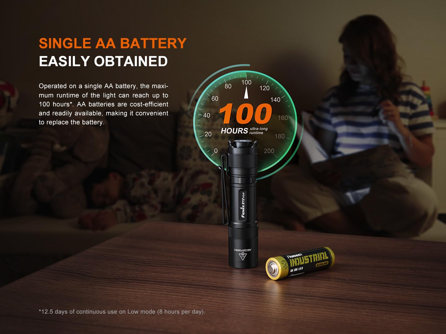 Foto 7 pulgar | Linterna Fenix E12 V3.0 Edc 200 Lúmenes Con Batería Lumentac - Venta Internacional.