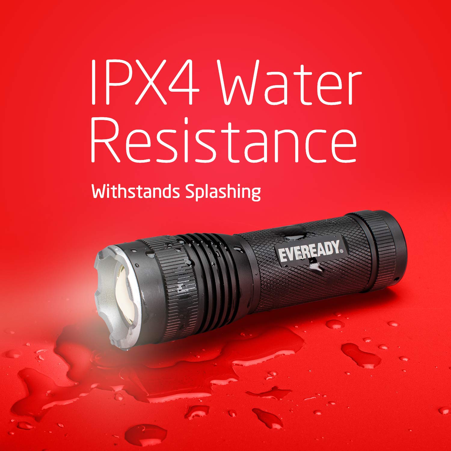 Foto 4 pulgar | Linterna Eveready S300 Pro Led 300 Lúmenes Ipx4 Resistente Al Agua (paquete De 4) - Venta Internacional.