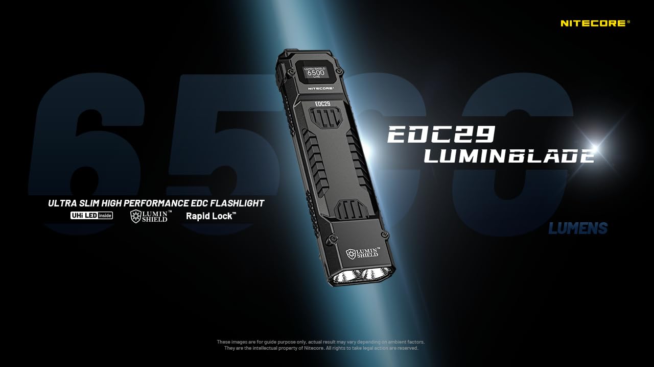 Foto 3 pulgar | Linterna Nitecore Edc29 Recargable De 6500 Lúmenes Con Cable - Venta Internacional.