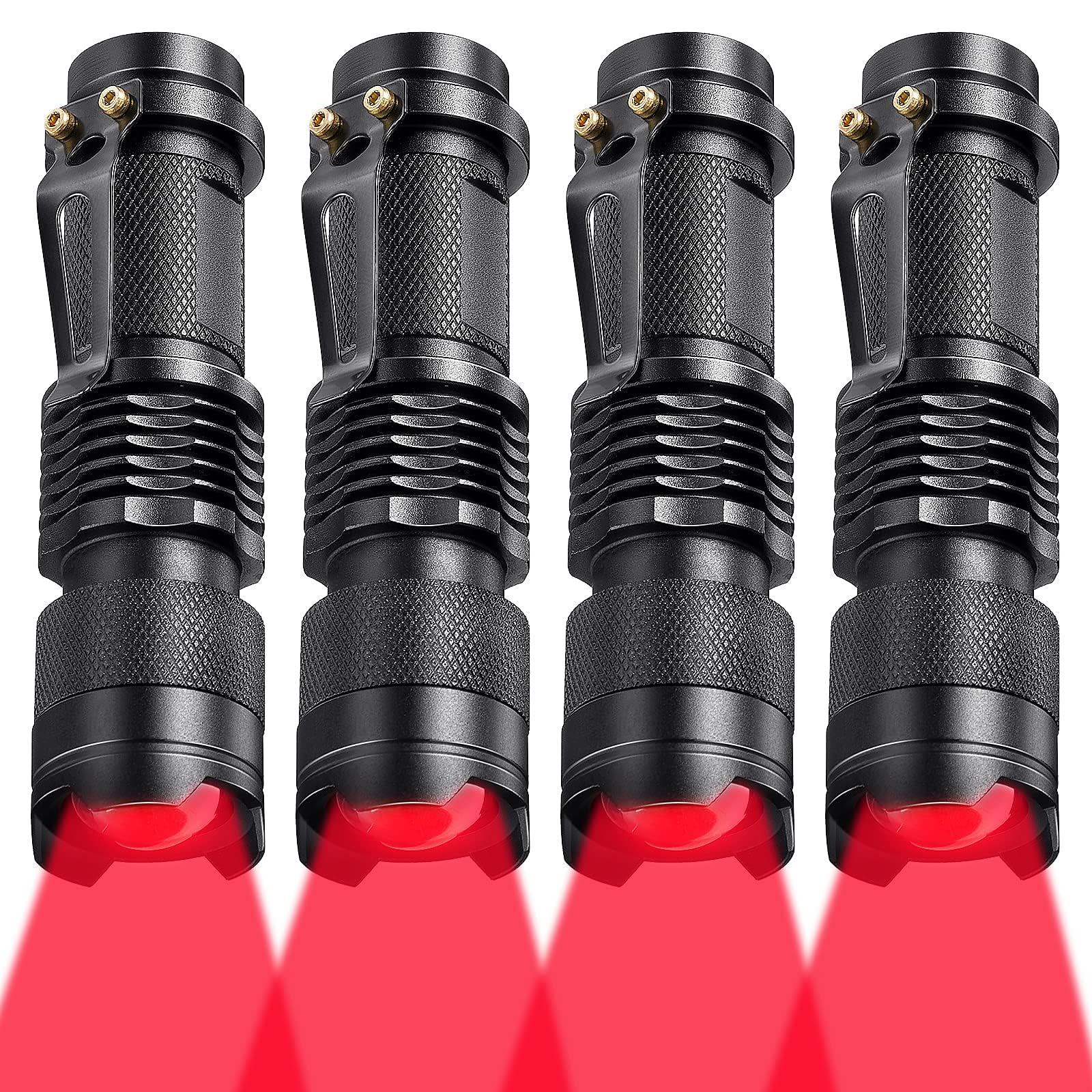 Foto 2 pulgar | Linterna Honoson Led De Luz Roja Monomodo Con Lente Escalable - Venta Internacional.