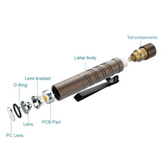 Foto 5 | Linterna Olight I3t Eos 180 Lúmenes Para Acampar Y Hacer Senderismo - Venta Internacional.