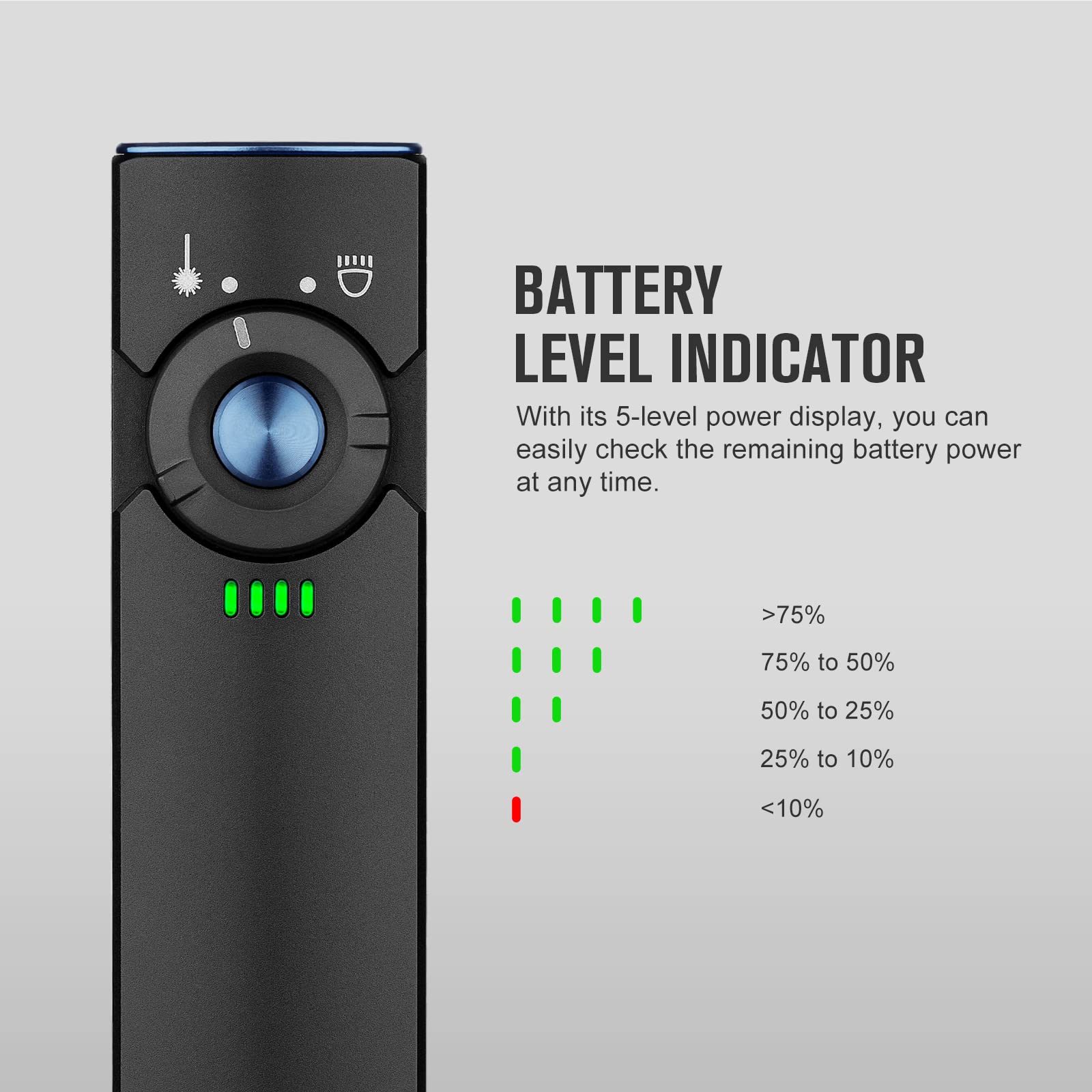 Foto 7 pulgar | Linterna Olight Arkfeld Edc Flat 1000 Lúmenes Con Haz Verde - Venta Internacional.