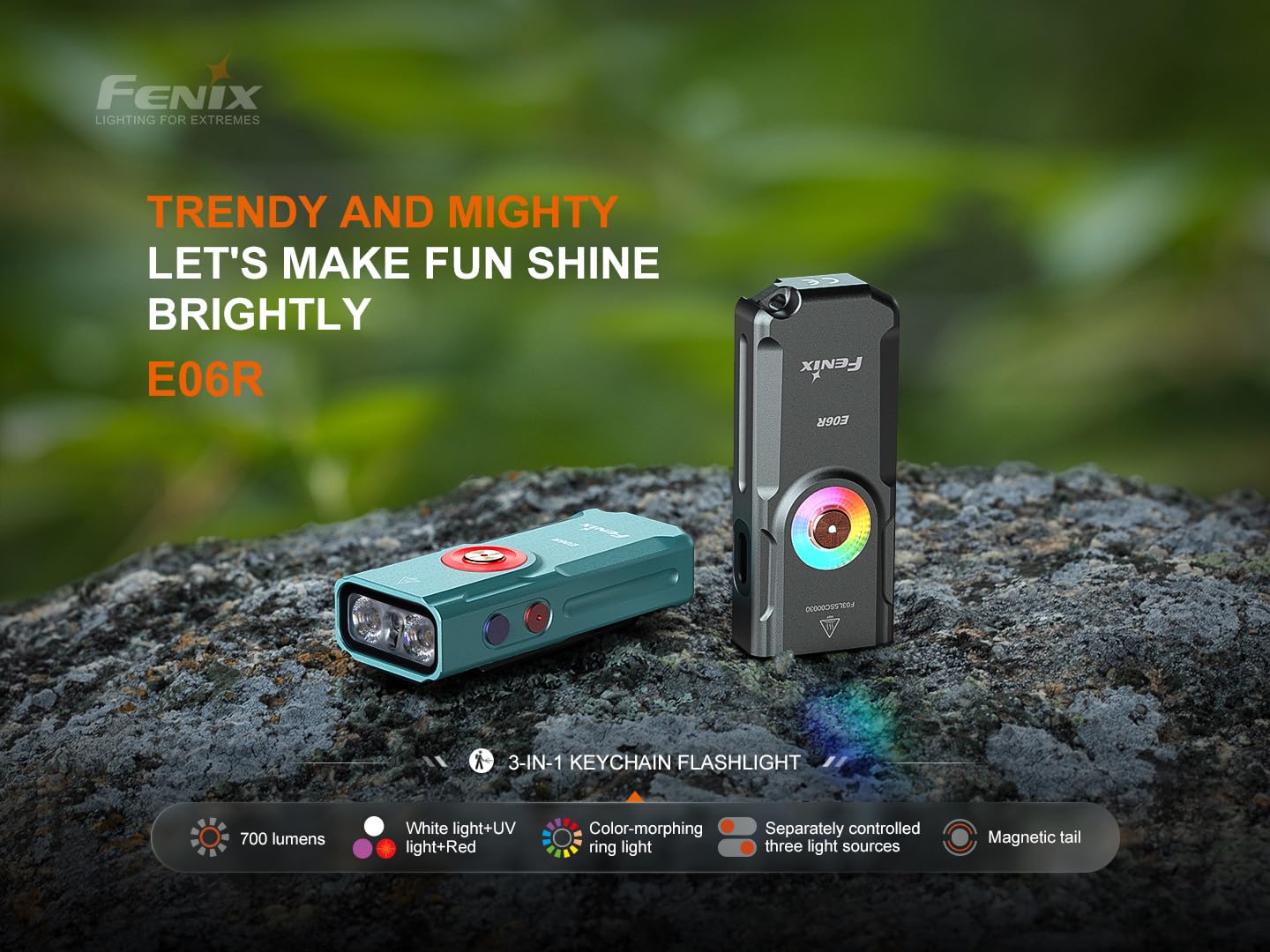 Foto 3 pulgar | Linterna Fenix E06r 700 Lúmenes Usb-c Recargable Gris - Venta Internacional.