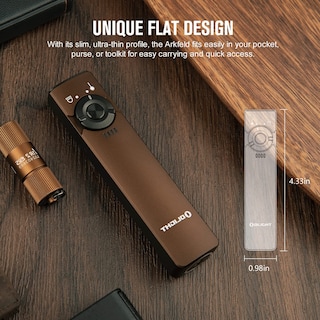Foto 5 | Linterna Olight Arkfeld Edc Flat 1000 Lúmenes Con Haz Verde - Venta Internacional.
