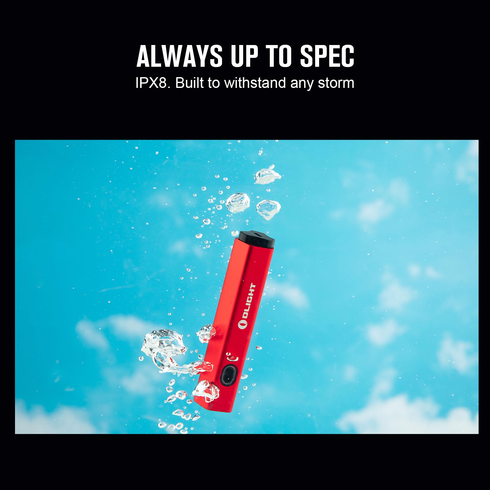 Foto 7 | Linterna Olight Difusa Recargable Edc 700 Lúmenes Roja - Venta Internacional.