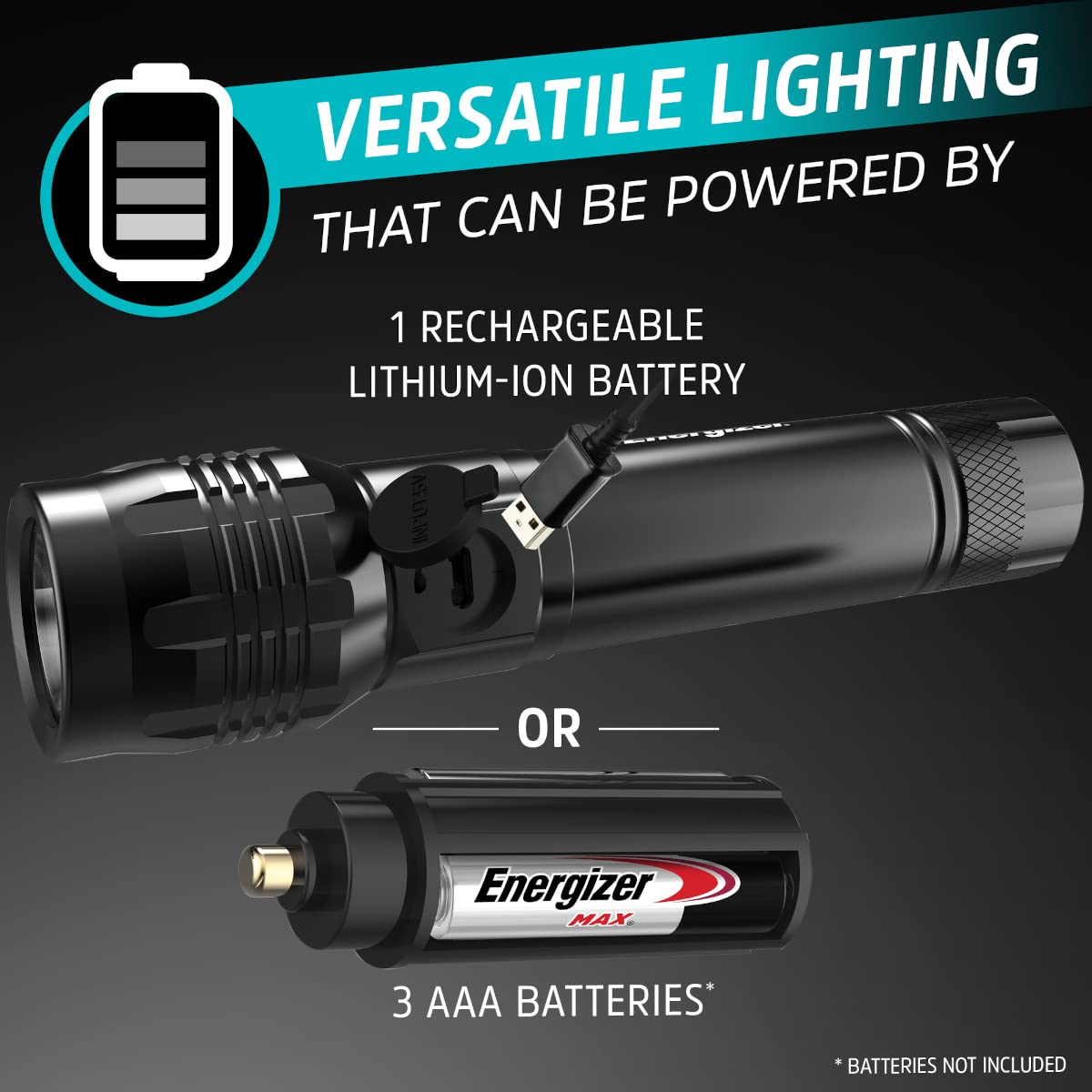 Foto 5 pulgar | Linterna Energizer Led Recargable X1000 De 1000 Lúmenes - Venta Internacional.