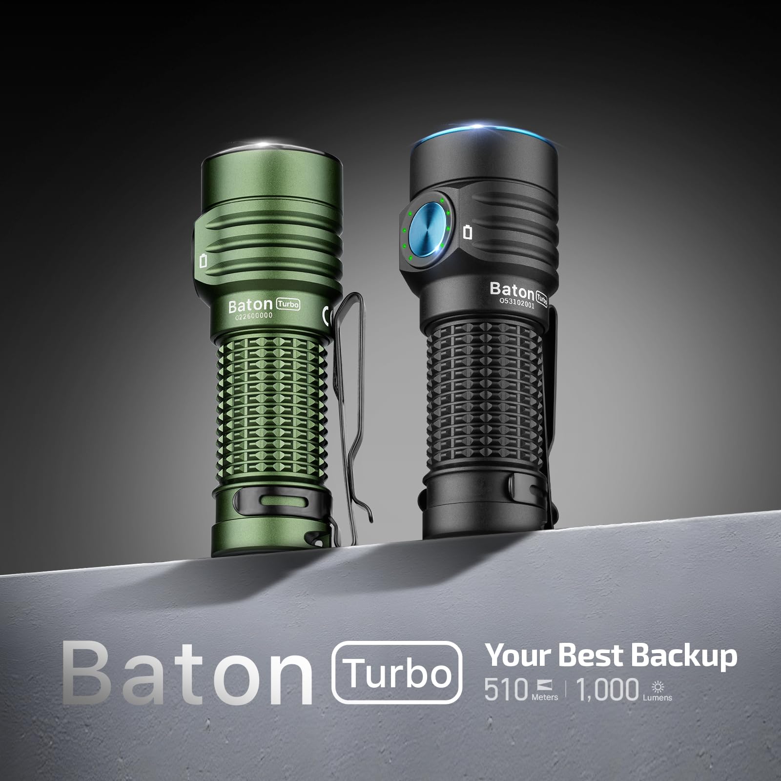 Foto 3 pulgar | Linterna Olight Baton Turbo Edc Recargable 1000lm - Venta Internacional.