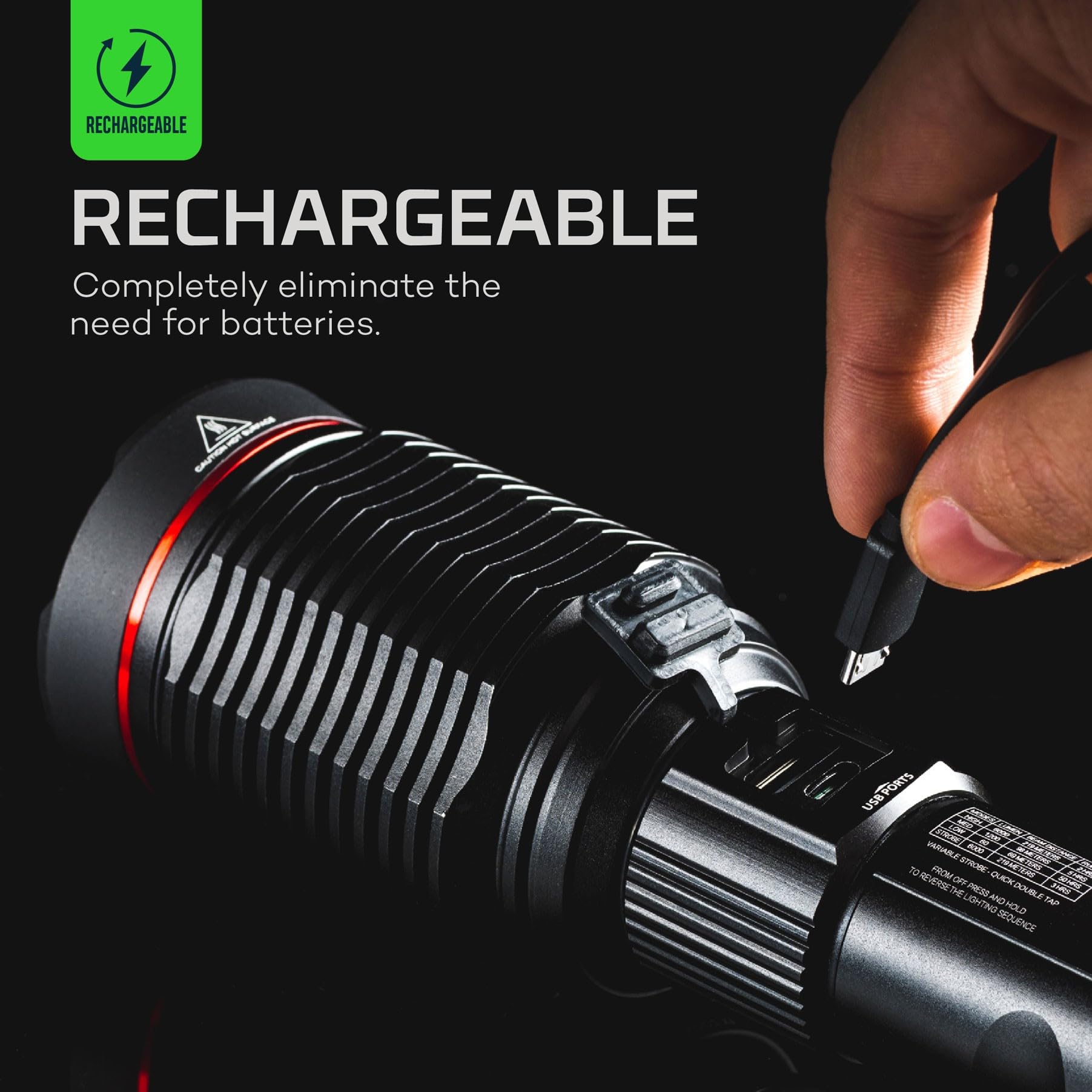 Foto 7 pulgar | Linterna Nebo Redline 6k, 6000 Lúmenes, Led Recargable - Venta Internacional.