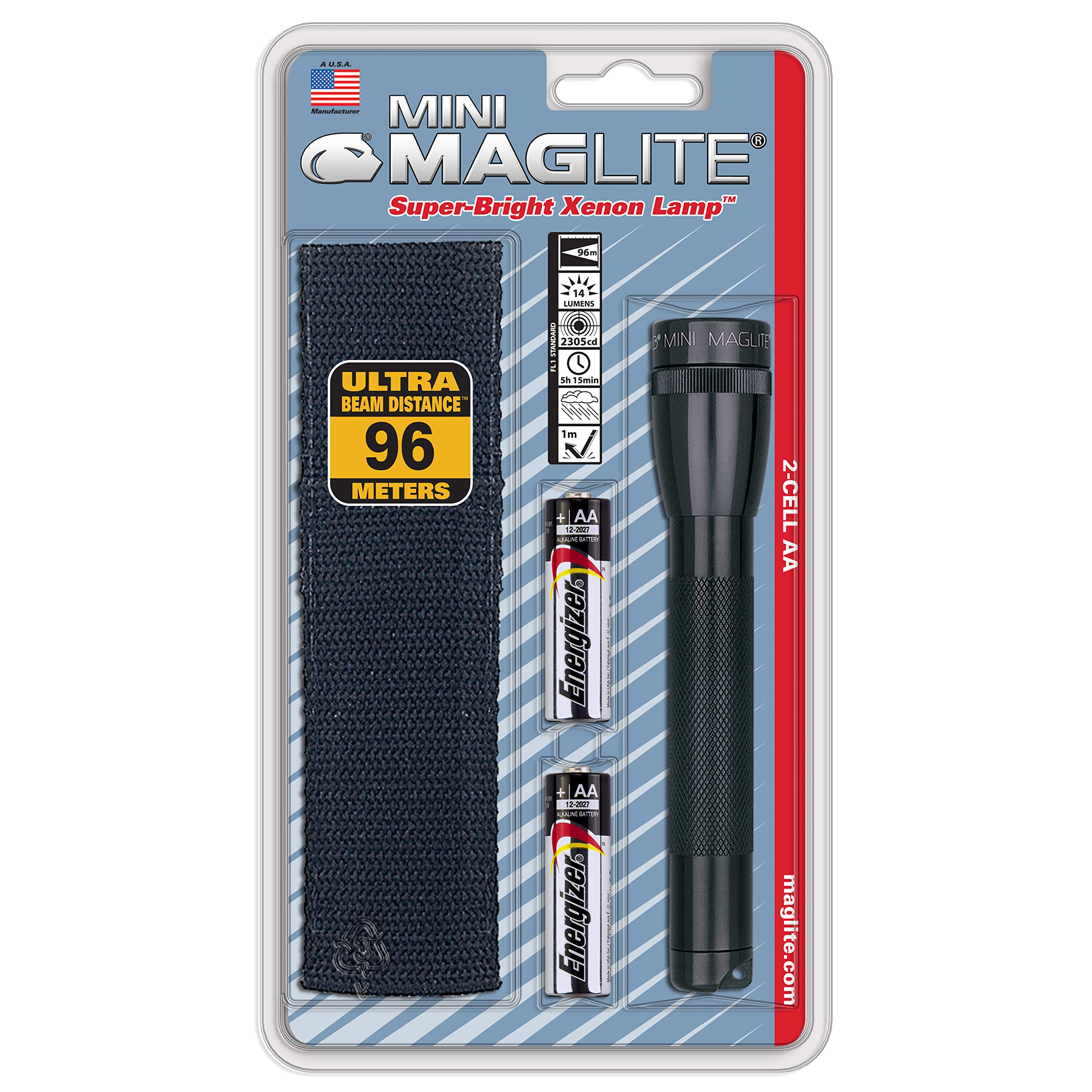 Foto 3 | Linterna Maglite Mini Incandescente De 2 Celdas Aa Con Funda - Venta Internacional.