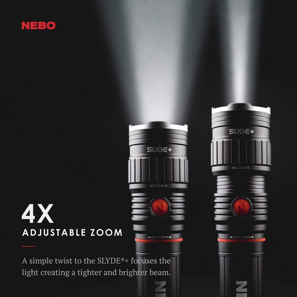 Foto 5 pulgar | Linterna Led Táctica Nebo Slyde+ De 400 Lúmenes Con Luz De Trabajo - Venta Internacional.