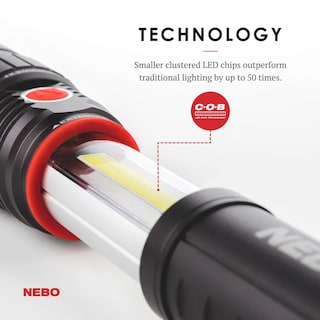 Foto 5 | Linterna Led Táctica Nebo Slyde+ De 400 Lúmenes Con Luz De Trabajo - Venta Internacional.