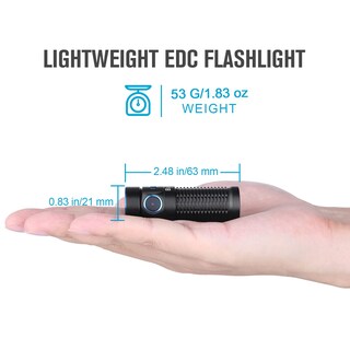 Foto 6 | Linterna Olight Baton3 1200 Lúmenes Ultracompacta Edc Negra - Venta Internacional