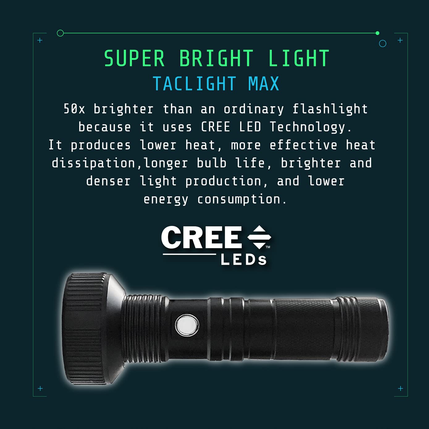 Foto 8 pulgar | Linterna Bell+Howell Taclight Max Led Recargable de 500 Lúmenes - Venta Internacional