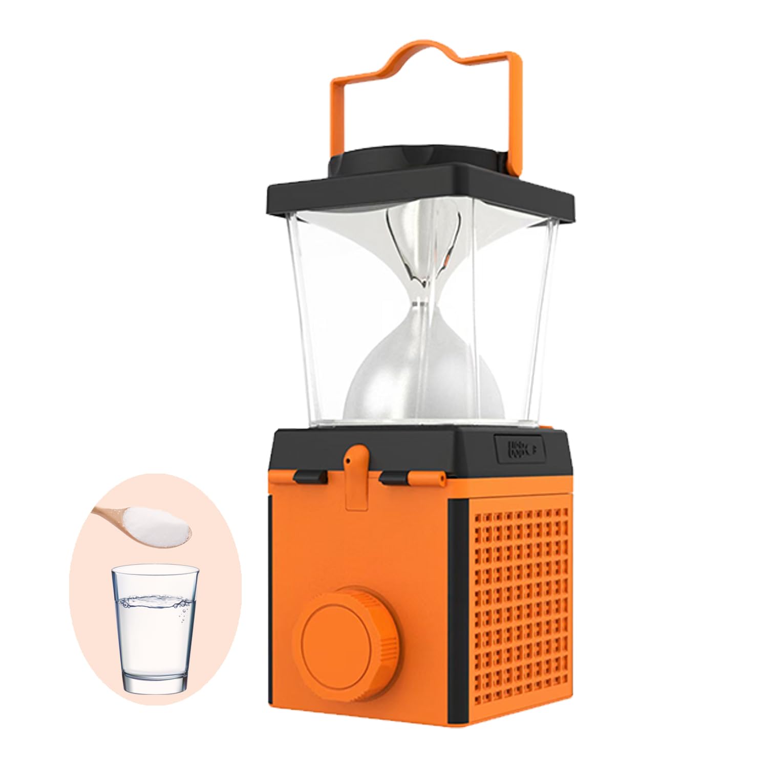 Linterna Led Para Acampar Con Agua Salada, 350 Lúmenes, 350 Ml - Venta Internacional.