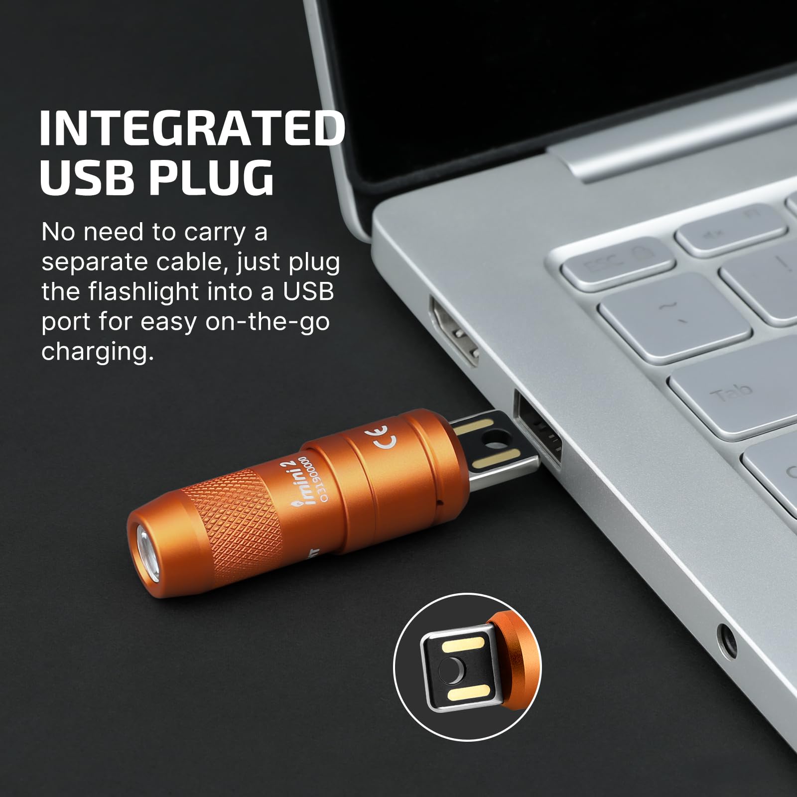 Foto 3 | Linterna Olight Imini 2 EDC Recargable 50 lm - Venta Internacional