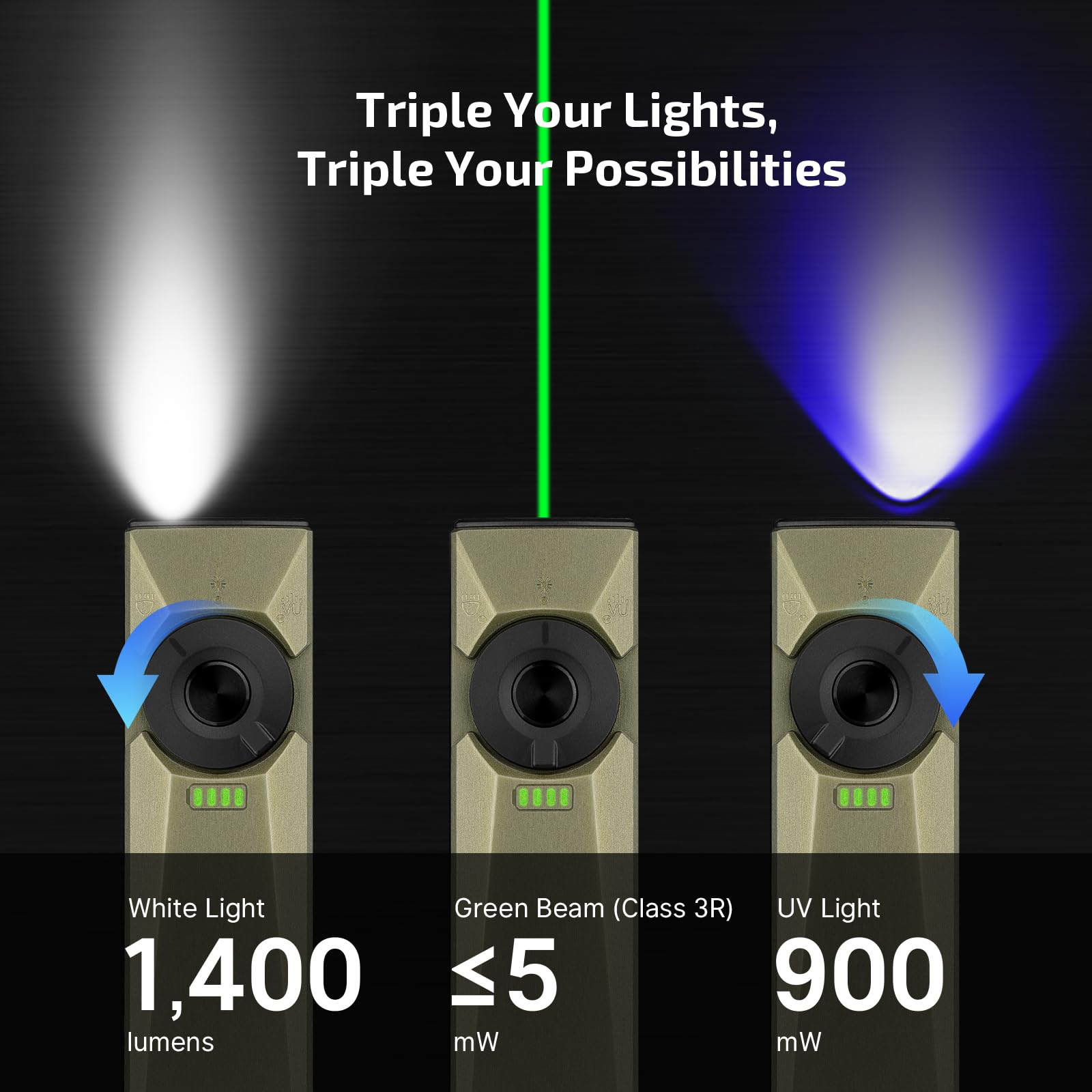 Foto 4 pulgar | Linterna Olight Recargable 1400 Lúmenes-Venta Internacional