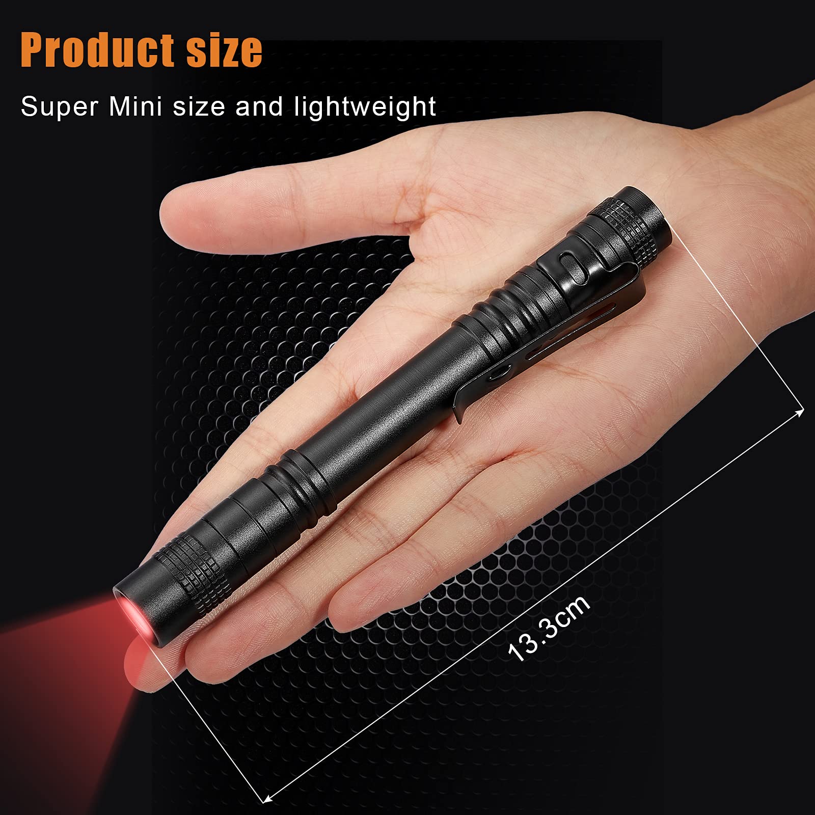 Foto 3 pulgar | Linterna Tuanse de Luz Roja 13,3 cm 4 Piezas - Venta Internacional