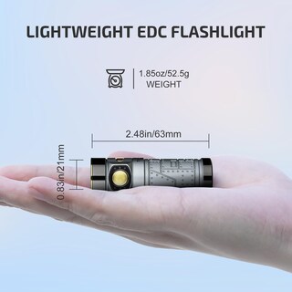 Foto 5 | Linterna Olight Baton4 Recargable EDC 1300 lm IPX8 - Venta Internacional
