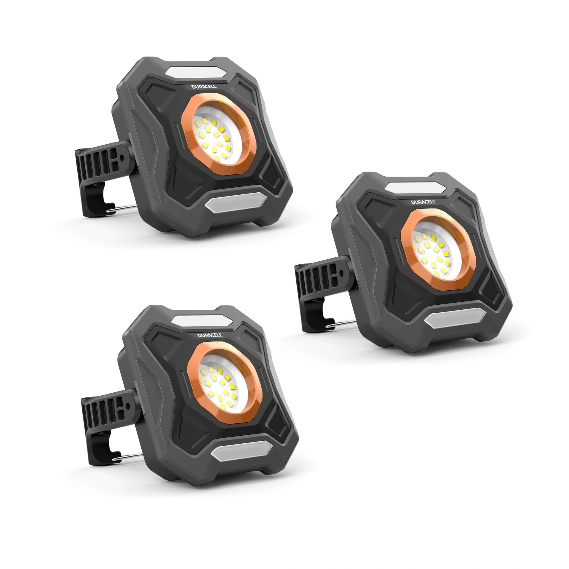 Lámpara De Trabajo Duracell Con Base Giratoria, 1500 Lúmenes, Recargable - Venta Internacional.