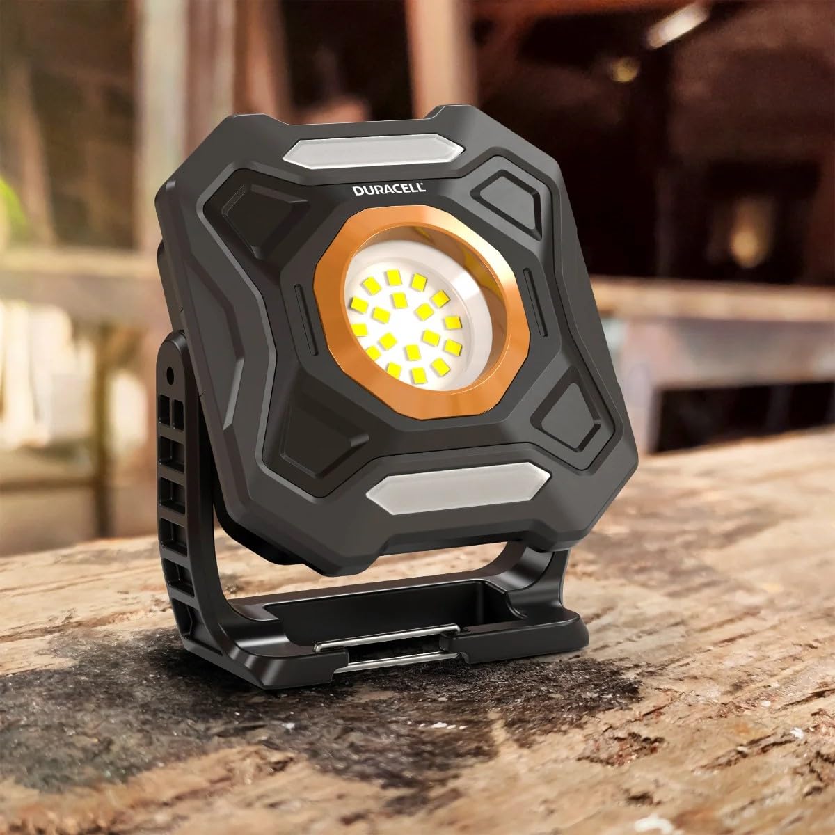 Foto 2 | Lámpara De Trabajo Duracell Con Base Giratoria, 1500 Lúmenes, Recargable - Venta Internacional.
