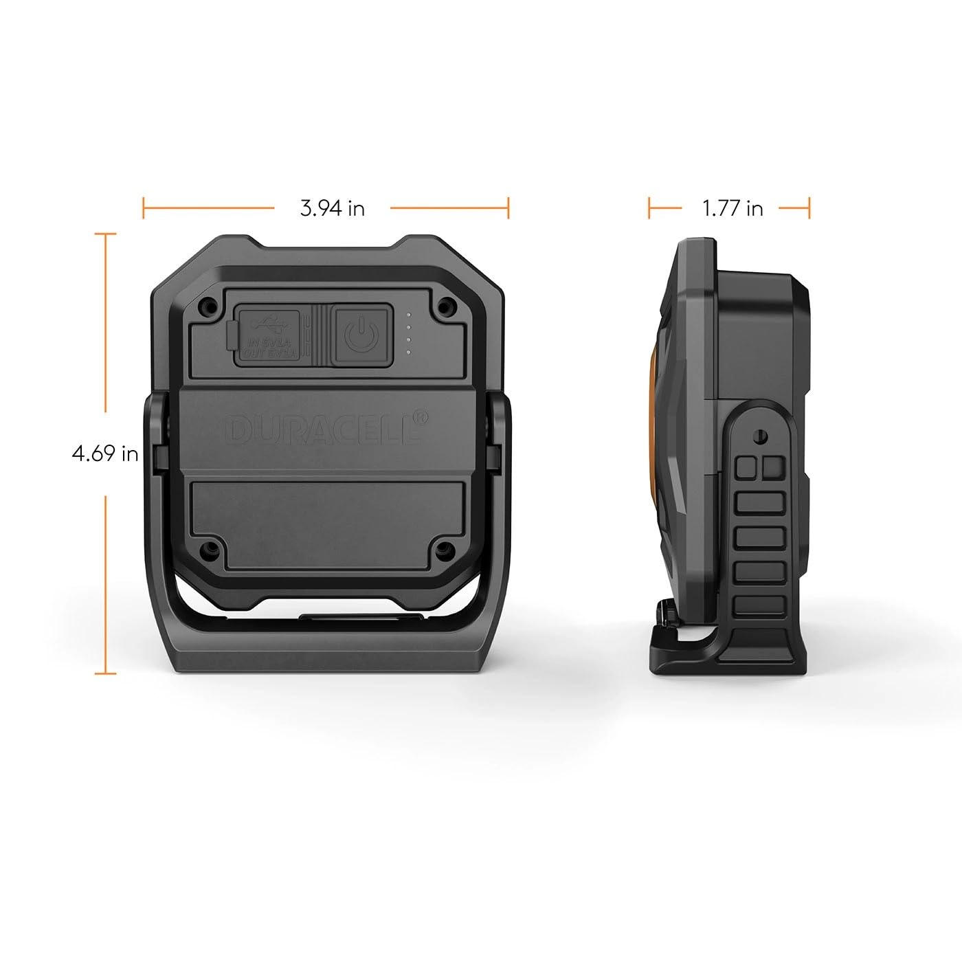 Foto 6 pulgar | Lámpara De Trabajo Duracell Con Base Giratoria, 1500 Lúmenes, Recargable - Venta Internacional.