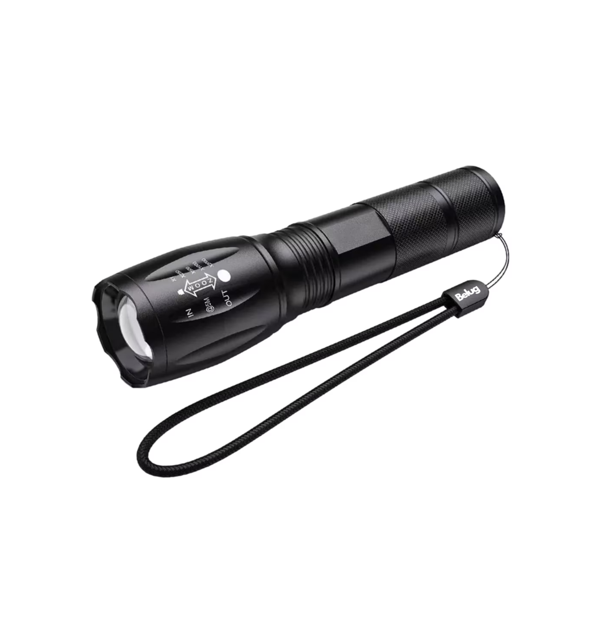 Foto 1 | Linterna Led Recargable Belug T6 Luz Táctica Portátil de Alta Potencia Zoom