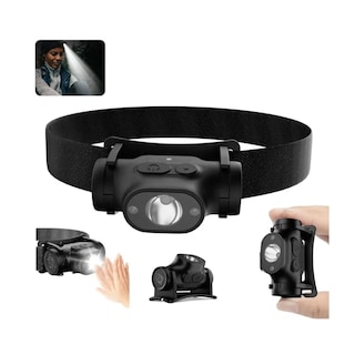 Foto 3 | Linterna Led Minera Recargable Con Sensor 190lm 3w Batería Eo Safe Imports Esi-19133 Negro