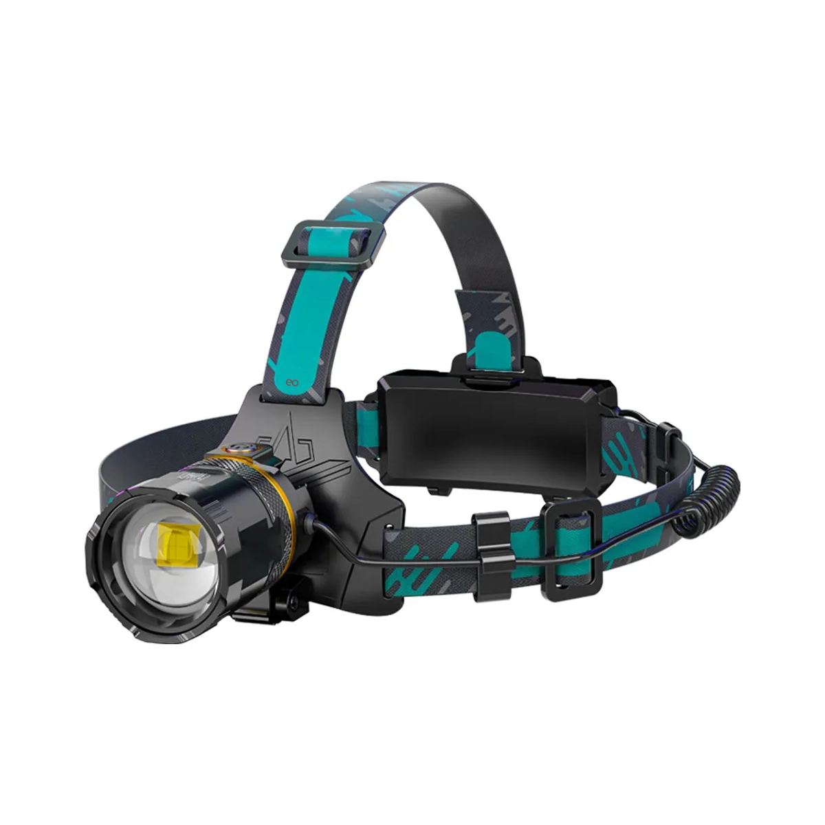 Lámpara Cabeza Minera Led P70 Recargable Por Usb Con Sensor Eo Safe Imports Esi-19135 Negro
