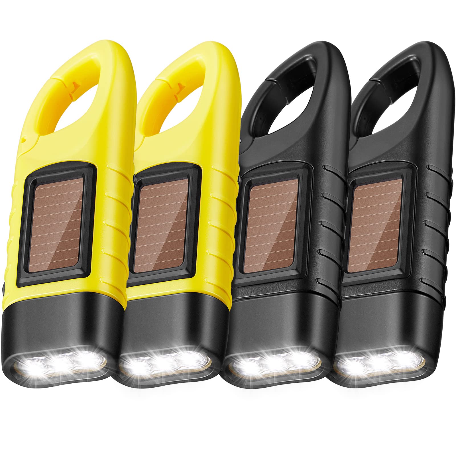 Linterna Mudder, Manivela De Emergencia Con Energía Solar, X4 - Venta Internacional. $752