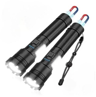 Foto 1 | Xtellar Led Linterna Táctica Zoomable Recargable De Doble Luz Con Base Magnética