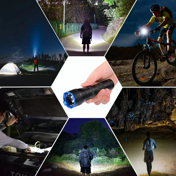 Foto 4 pulgar | Xtellar Linterna Led Premium - Ultra Brillante, Zoom Ajustable, Y Duradero