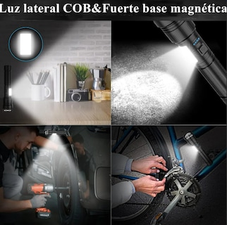 Foto 2 | Potente Linterna Xtellar Táctica En Negro Para Máxima Iluminación Y Precisión