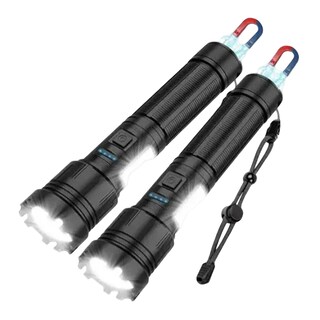 Foto 1 | Xtellar Linterna Táctica Led Recargable, Ultra Brillante De Doble Luz, Multi-funcional Usb, 2 Piezas