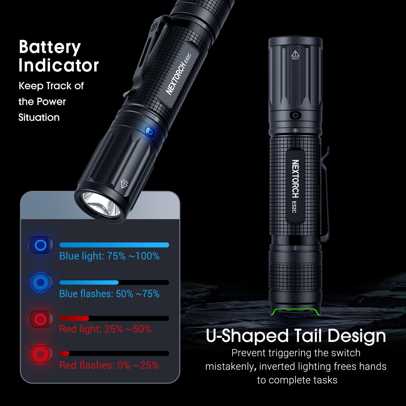 Foto 7 | Linterna Nextorch E52c Recargable 3000lm - Venta Internacional