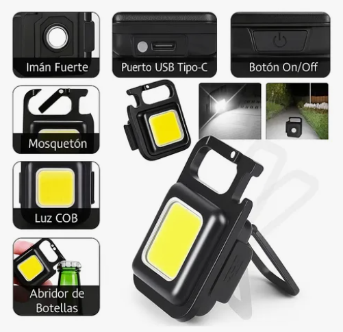 Foto 3 pulgar | Linterna Xtellar Led Recargable Táctica Lámpara Portátil Camping10pz