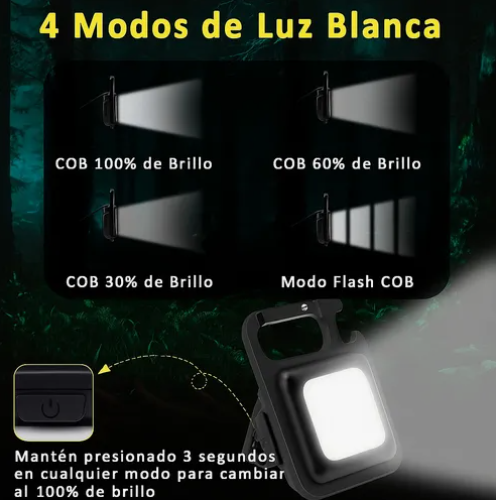 Foto 4 pulgar | Linterna Xtellar Led Recargable Táctica Lámpara Portátil Camping10pz