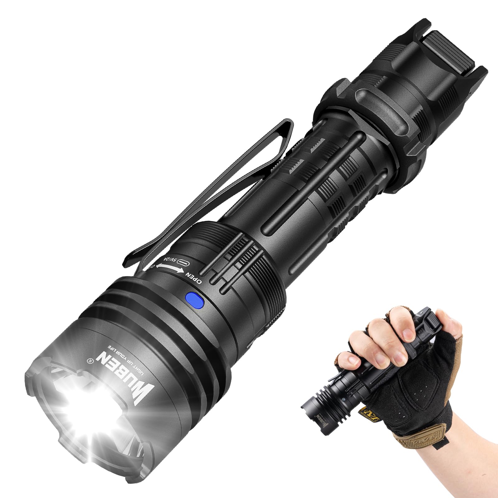 Linterna Wuben T1 Tactical 2000 Lúmenes Recargable Ip68 - Venta Internacional. $1,410