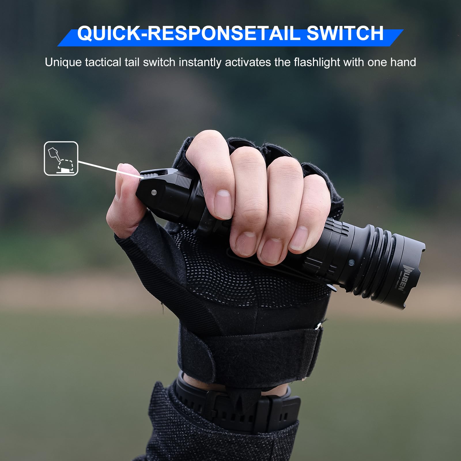 Foto 7 pulgar | Linterna Wuben T1 Tactical 2000 Lúmenes Recargable Ip68 - Venta Internacional.