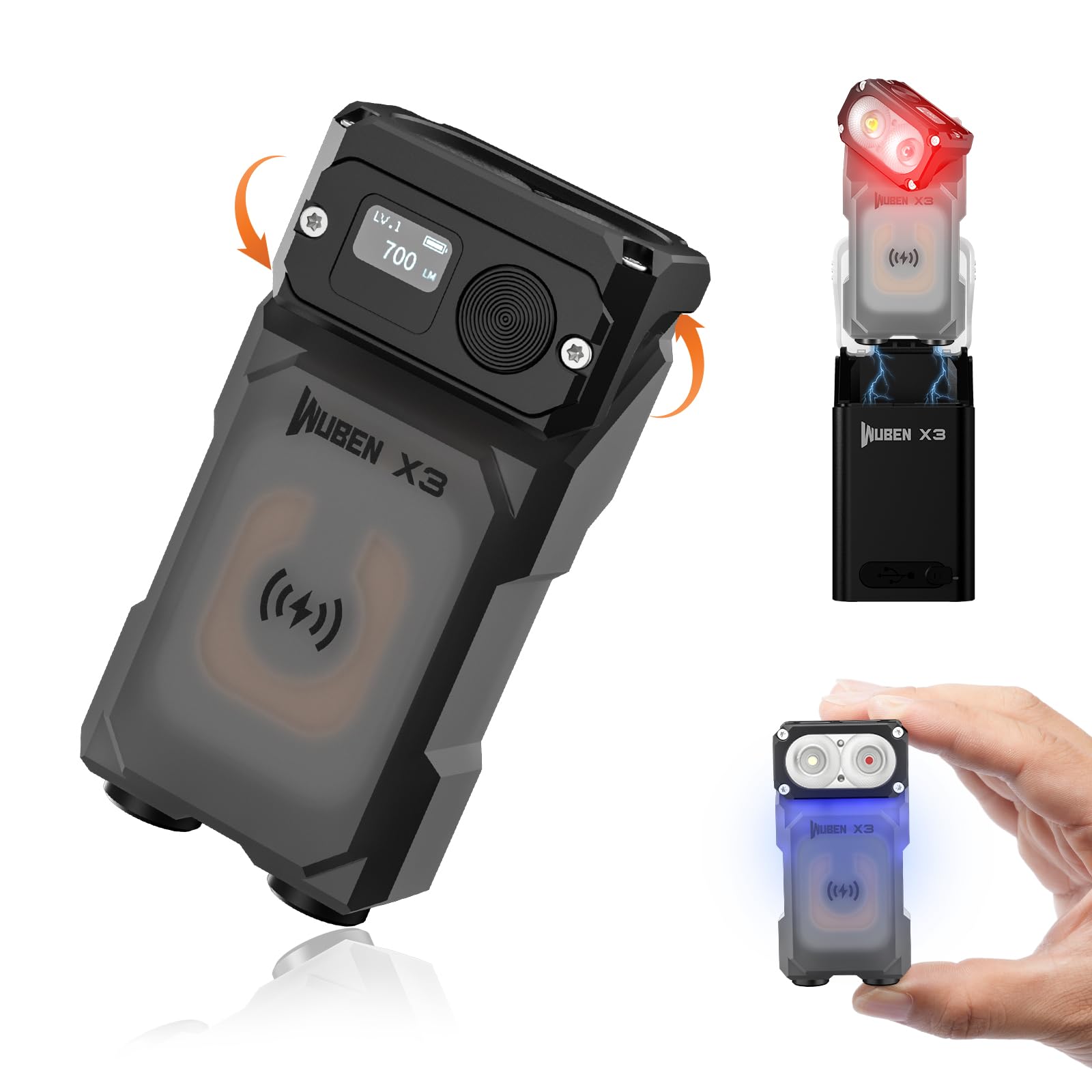 Foto 1 | Linterna Wuben X3 Mini 700lm Recargable Ip65 A Prueba De Agua - Venta Internacional.
