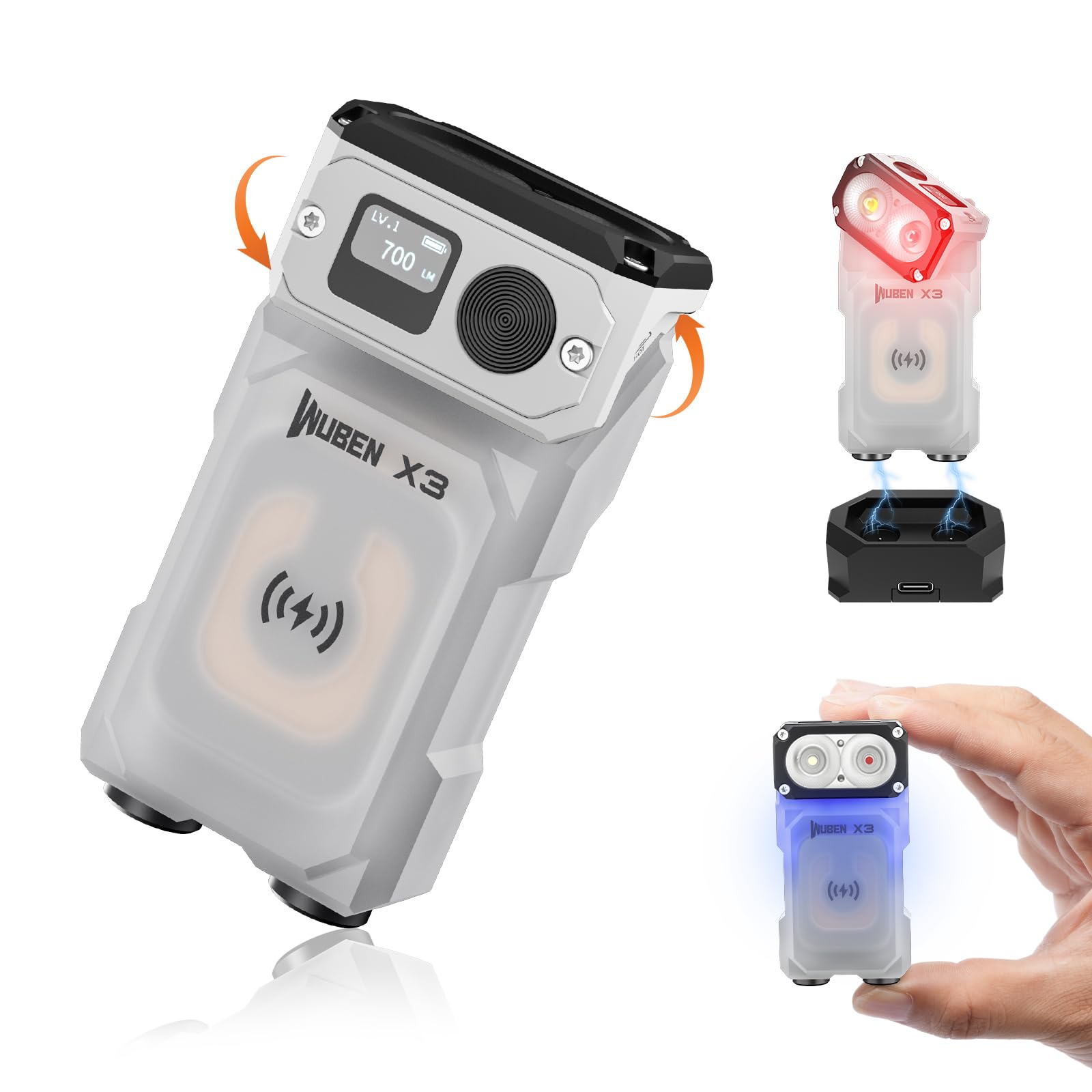 Foto 2 pulgar | Linterna Wuben X3 Mini Recargable 700 Lúmenes Ip65 - Venta Internacional.