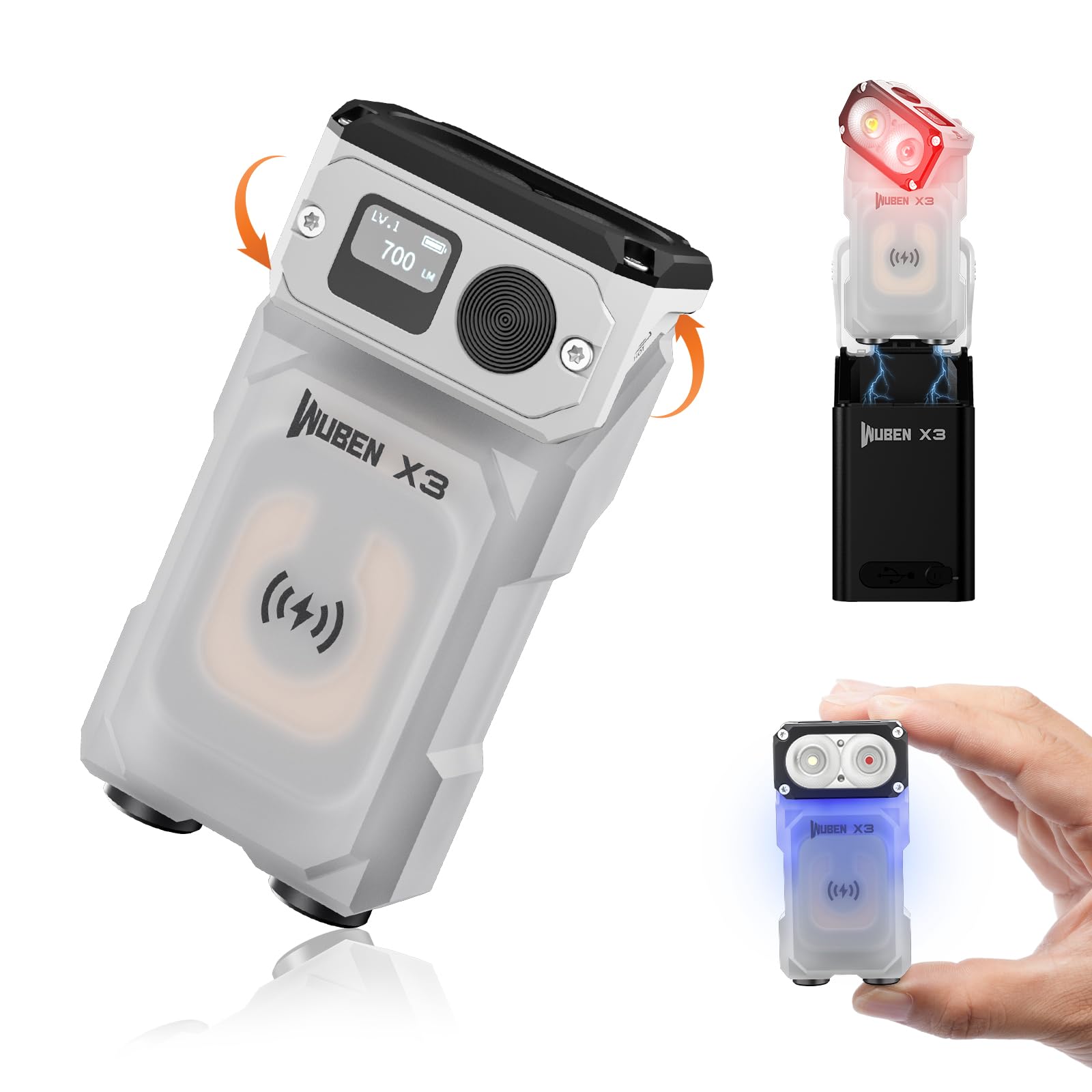 Foto 1 | Linterna Wuben X3 Mini 700lm Recargable Ip65 A Prueba De Agua - Venta Internacional.