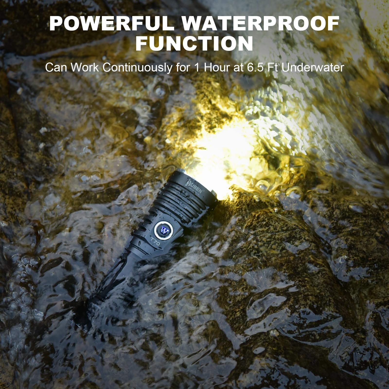 Foto 6 | Linterna Wuben T70 Recargable De 4200 Lúmenes A Prueba De Agua - Venta Internacional.
