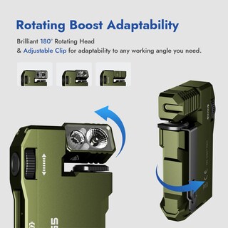 Foto 6 | Linterna Wuben G5 Recargable EDC 400 Lúmenes IP68 Verde