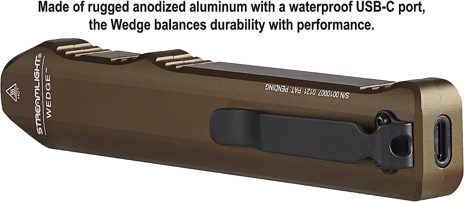 Foto 6 pulgar | Linterna Streamlight Wedge De 300 Lúmenes Con Usb-c Coyote - Venta Internacional.