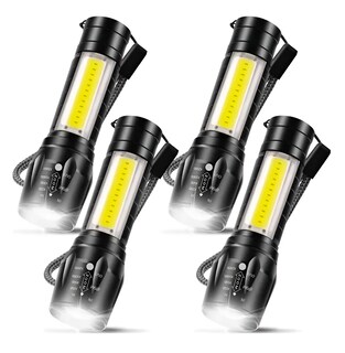 Foto 2 | Linterna Recargable Led 2000lm 4 Piezas