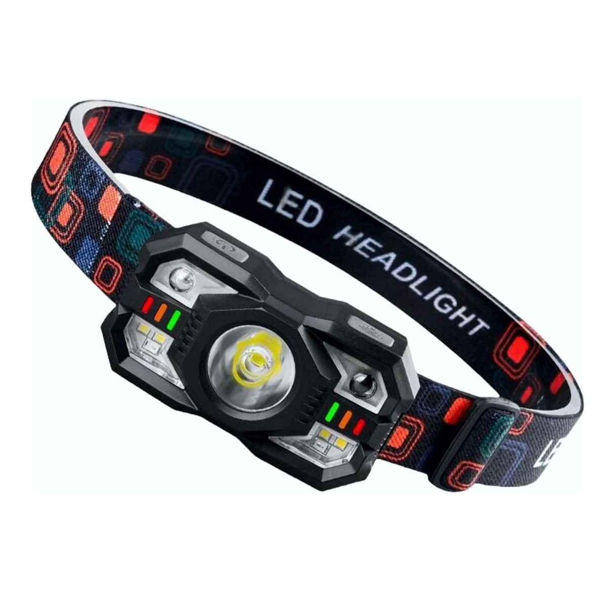 Lampara Linterna Tipo Minero Led Sensor De Mano Ajustable 45° Recargable