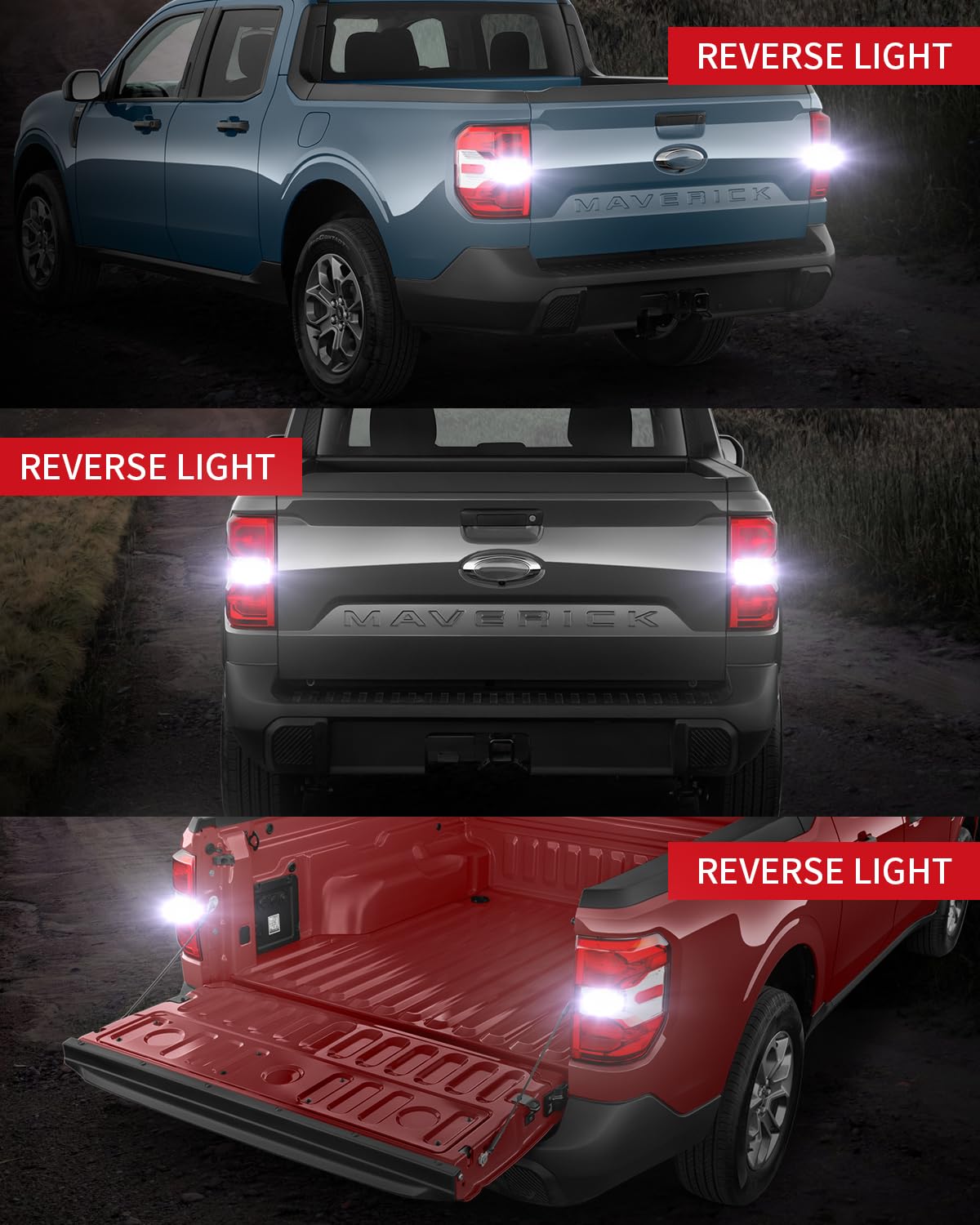 Foto 6 pulgar | Bombilla Led De Respaldo Con Luz Trasera Lasfit T3 Wt21w Para Ford - Venta Internacional.