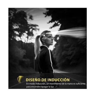 Foto 4 | Par Lámpara De Cabeza Led Recargable Con Sensor Tricolor Ipx5eo Safe Importsesi-20402multicolor