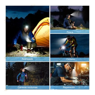 Foto 3 | Lampara Frontal Impermeable 5 Piezas