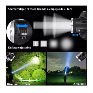 Foto 3 | Lámpara Cabeza Minera LED Eo Safe Imports Esi-5356 Recargable por USB con Sensor